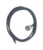 MUELLER ELECTRIC BU-4150059MM250 RF / Coaxial Cable Assembly, 9.9 ", 250 mm, RG58, SMA Plug, N-Type Plug, 50 ohm