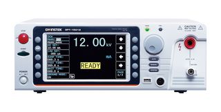 GW INSTEK GPT-15012 Electrical Safety Tester, 7" TFT LCD, Manual/Auto Mode, DC Withstanding Voltage, 50V to 12kV