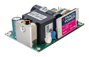 TRACO POWER TXO 60-115-J AC/DC Open Frame Power Supply (PSU), ITE & Industrial, 1 Output, 60 W, 85V AC to 264V AC, Fixed