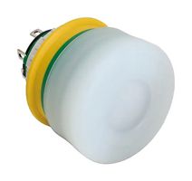 IDEC XA1E-LV3SG02Q4WR Emergency Stop Switch, White, 16 mm, DPST-NC, Pushlock Turn Reset/Push-Pull, Solder Lug, 3 A, 125 V