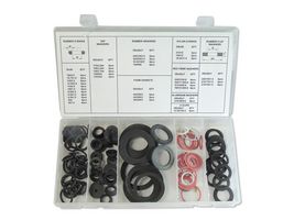 MULTICOMP PRO MP014773 Tap Ring Washer, Red Fiber/Rubber/Faucet/Foam/Aluminium Washer, C-Clips, Nylon/Rubber O-Rings