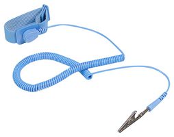 STARTECH SWS100 Wrist Strap Band, Grounding Wire, ESD Anti Static, Expandable, Blue, 1.8 m