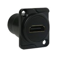AMPHENOL AUDIO AC-HDMI-RR Audio Adapter, HDMI Receptacle - Type D, HDMI Receptacle - Type D, HDMI/USB Series