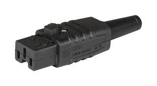 SCHURTER 3-142-747 IEC Power Connector, IEC Plug, 8.8 A, 400 VDC, Screw, Cable Mount