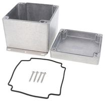 HAMMOND 1550Z137F Metal Enclosure, w/ Flange, Instrument, Diecast Aluminium, 121 mm, 121 mm, 102 mm, IP66, IP67, IP68