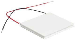 MULTICOMP PRO MP-APC-199-14-16-S-F4 Cycling TE Module, 6 A, 24.1 V, 91.9 W, 3.21 ohm, 75 °C, 20 AWG Red & Black Wire, 40 x 40 x 4mm
