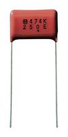 PANASONIC ECQE2154KF General Purpose Film Capacitor, Metallized PET, Radial Box - 2 Pin, 0.15 µF, ± 10%, 250 V
