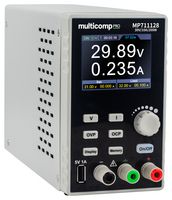 MULTICOMP PRO MP711128 Bench Power Supply, Programmable, 1 Output, 0 V, 30 V, 0 A, 10 A