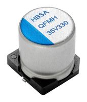 EATON ELECTRONICS EHBSA035M4711016T Hybrid Aluminium Electrolytic Capacitor, V-Chip, 470 µF, ± 20%, 35 V, Radial Can - SMD, 0.011 ohm