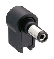 LUMBERG NES/J 21 W DC Power Connector, Right Angle, Plug, 500 mA, 9.5 mm, Cable Mount, Solder