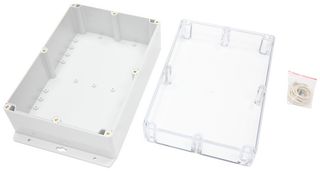MULTICOMP PRO MP015487 Plastic Enclosure, Multipurpose, Polycarbonate, 120 mm, 185 mm, 265 mm, IP65