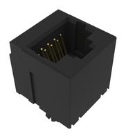 AMPHENOL COMMUNICATIONS SOLUTIONS RJE451880402 Modular Connector, RJ45 Jack, 1 x 1 (Port), 8P8C, Cat6, Through Hole Mount