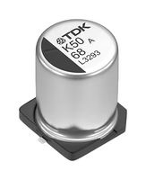 TDK B40950A0826M000 Hybrid Aluminium Electrolytic Capacitor, 82 µF, ± 20%, 80 V, Radial Can - SMD, 0.03 ohm