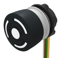 EAO 84-6340.0040 Emergency Stop Switch, DPST-NC, Twist to Release, Cable, 1.5 A, 250 V