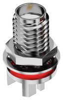 GCT RFPC-SMA31-FN-095-A RF / Coaxial Connector, IP67, SMA Coaxial, Straight Bulkhead Jack, Board Edge / End Launch, 50 ohm