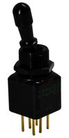 APEM 12246-2VX778 Toggle Switch, IP67, On-On, DPDT, Non Illuminated, 12000X778 Series, Through Hole, 4 A