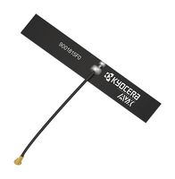 KYOCERA AVX 9001815F0-AC10L0200 FPC Antenna, 6G/5G/LPWA/LTE CAT-M/LoRA/NB-IoT/SigFox/M2M/IoT, 5.15 to 5.85GHz, 4.81dBi, 200mm Cable
