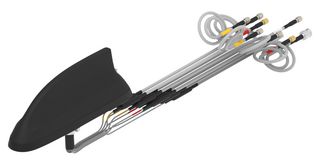 TE CONNECTIVITY L001044-01 RF Antenna, 6 to 7.125GHz, 5G/4G/LTE/CBRS/GNSS/WiFi/Bluetooth/VHF/UHF, 8.2dBi, 10W, SMA/RP SMA/BNC
