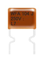 PANASONIC ECWF2224RHA General Purpose Film Capacitor, Metallized PP, Radial Box - 2 Pin, 0.22 µF, ± 3%, 250 V