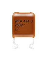 PANASONIC ECWF2W824KA General Purpose Film Capacitor, Metallized PP, Radial Box - 2 Pin, 0.82 µF, ± 10%, 450 V