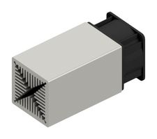 FISCHER ELEKTRONIK LAM 6 100 12 Fan / Force Cooled Heat Sink, 12VDC, 0.15 K/W, 60 mm, 60 mm, 100 mm, 70 m³/h, 53 dBA