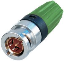 NEUTRIK NBNC75BTU11 RF / Coaxial Connector, BNC Coaxial, Straight Plug, Crimp, 75 ohm