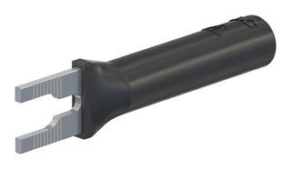 STAUBLI 23.0480-21 Test Accessory, 1 kV, 20A, Black, Cable Lug Adapter, Screw Terminals, B4-I/KS Series