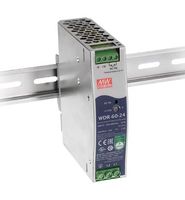 MEAN WELL WDR-60-5 AC/DC DIN Rail Power Supply (PSU), ITE, Industrial & Laboratory Equipment, 1 Output, 50 W, 5 VDC