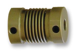 KUEBLER 8.0000.1202.0606 Encoder Coupling, Bellows Type, 15 mm Diameter, 6 mm Bore Diameter, 12000