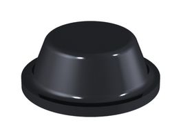 MULTICOMP PRO MP2075-BK1-60 Bumper / Feet, Adhesive, 3 mm, 8 mm, Cylindrical, Black
