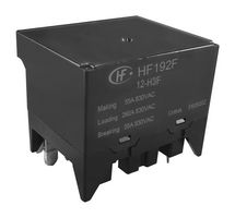 HONGFA HF192F/12-H3F Power Relay, SPST-NO, 12 VDC, 260 A, HF192F Series, Through Hole, Non Latching