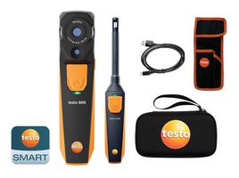 TESTO TESTO 860I MOULD KIT Thermal Imager, w/Thermohygrometer, -20 °C, 350 °C, 256 x 192, 0.05 K, 48° x 36°, 300 mm