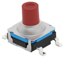TE CONNECTIVITY - ALCOSWITCH STS72A18RSMTR Tactile Switch, SPST-NO, STS Series, Top Actuated, Surface Mount, Round Button, 180 gf