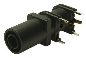 CLIFF ELECTRONIC COMPONENTS FCR7370B Banana Test Connector, 4mm Shrouded, Socket, Panel PCB Mount, 10 A, 1 kV, Gold Plated Contacts