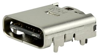 SAME SKY UJ31-CH-3-SMT-TR USB Connector, USB Type C, USB 3.2 Gen 2, Receptacle, 24 Ways, Surface Mount, Right Angle