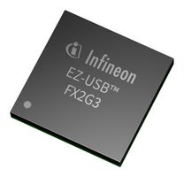 INFINEON CYUSB2317BF104AXIXQMA1 USB Interface, USB Peripheral Controller, USB 2.0, 1.62 V, 3.63 V, LGA, 104 Pins