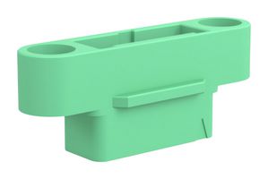HARWIN G125-3249600-02-04-00 Connector Housing, 2Pwr+4Sig Pos, Green, Gecko-MT G125 Series, Plug, 6 Ways, 1.25 mm
