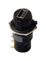 ETI SYSTEMS DC22-10-5K Digital Display Potentiometer, 5 kohm, 2W, ± 5%, DC22 Series, Knurled Knob