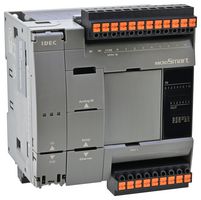 IDEC FC6A-C16R1DE PLC, LCD Monochrome Display, Relay, 9 Input/7 Output Digital, IP20, 12 VDC, MicroSmart FC6A Series