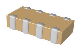 YAGEO CA0508KRNPO9BN330 Capacitor Array, 33 pF, 0508 [1220 Metric], 50 V, 4 Capacitors, SMD, ± 10%