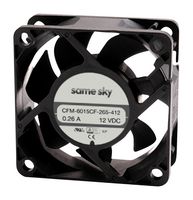 SAME SKY CFM-6015CF-050-345 DC Axial Fan, 5 V, Square, 60 mm, 15.5 mm, omniCOOL, 22.23 CFM