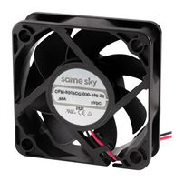 SAME SKY CFM-5015CG-030-186-20 DC Axial Fan, 5 V, Square, 50 mm, 15.5 mm, omniCOOL, 6.89 CFM
