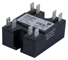CARLO GAVAZZI RA2A23D25 Solid State Relay, DPST, 25 A, 265 VAC, Panel Mount, Quick Connect, Zero Crossing