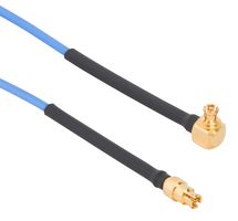 AMPHENOL RF 095-725-131M010 RF / Coaxial Cable Assembly, 3.9 ", 100 mm, 0.047" Flexible, SMPM Right Angle Plug