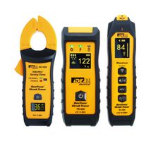 IDEAL 61-950EU Circuit Tracer Kit, 0-600V, EU, Transmitter, Receiver, Clamp Meter, Lead Set, Batteries, Manual/Case