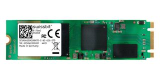 SWISSBIT SFSA1T92M2AK4TB-I-XC-61E-STD SSD, Internal, M.2 2280, SATA 6 Gb/s (SATA III), 1.92 TB, 3D TLC NAND