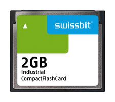 SWISSBIT SFCF2048H1AF2TO-C-DS-537-STD Flash Memory Card, UDMA6/MDMA4/PIO6, SLC, Compact Flash Card, Type I, 2 GB