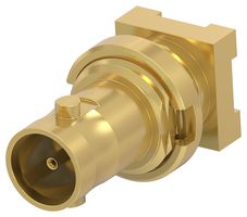 TE CONNECTIVITY 2510959-1 RF / Coaxial Connector, HD BNC Coaxial, Straight Bulkhead Jack, Surface Mount Vertical, 75 ohm