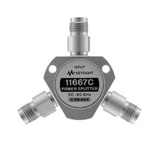 KEYSIGHT TECHNOLOGIES 11667C-AU Power Divider, 2.4mm to 2.4mm Connector, 50 ohm, 0.5W, 50 GHz Frequency, 1 Input x 2 Output, AU