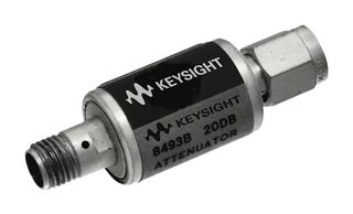 KEYSIGHT TECHNOLOGIES 8493B/-020-AU Test Accessory, 20dB, SMA Plug-Jack, Attenuator, 18 GHz, 50 ohm, 2 W